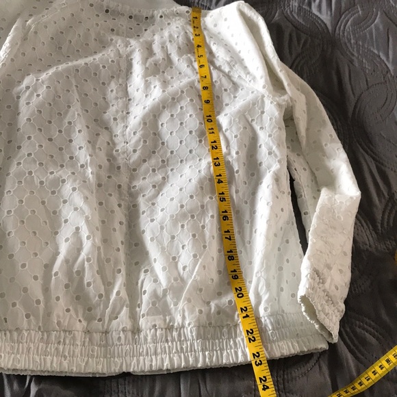 J Crew eyelet jacket - Picture 7 of 8